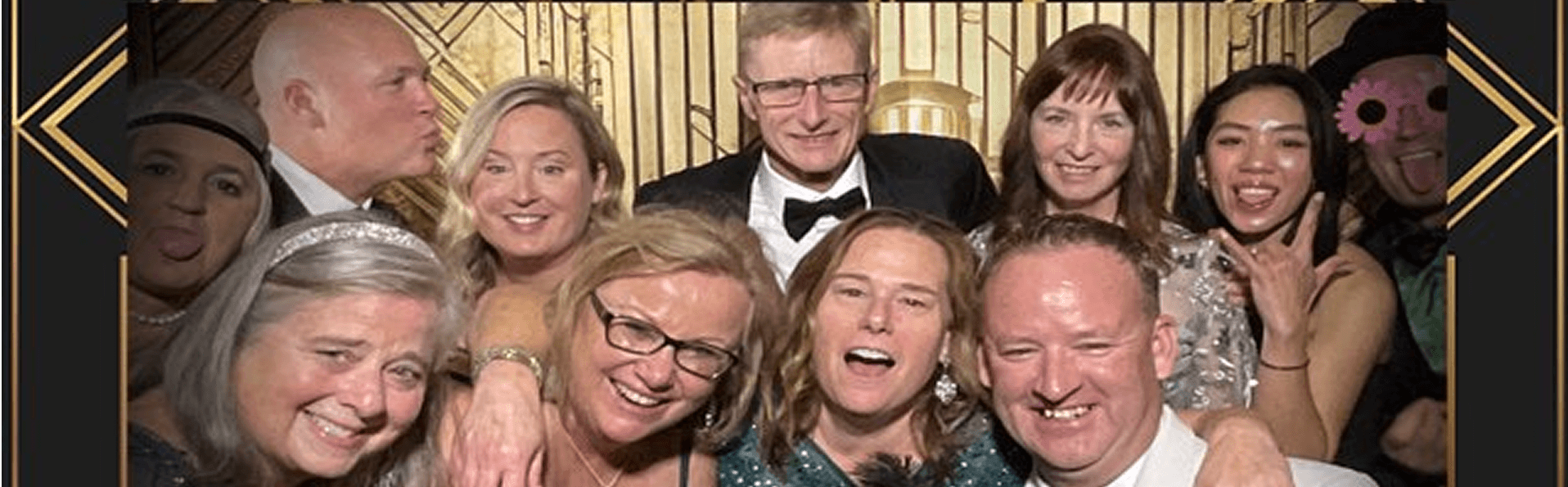 People in a photobooth
