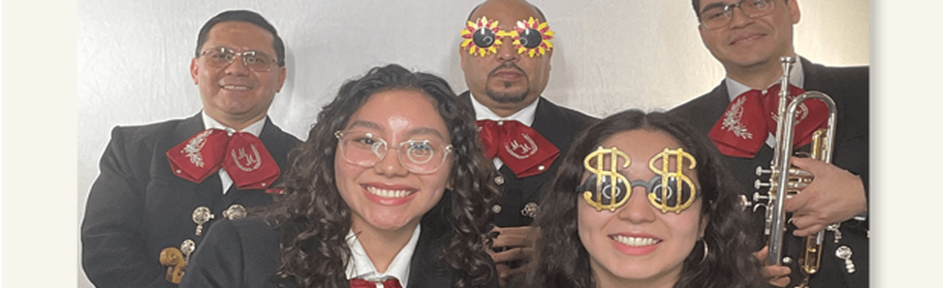 People in a photobooth