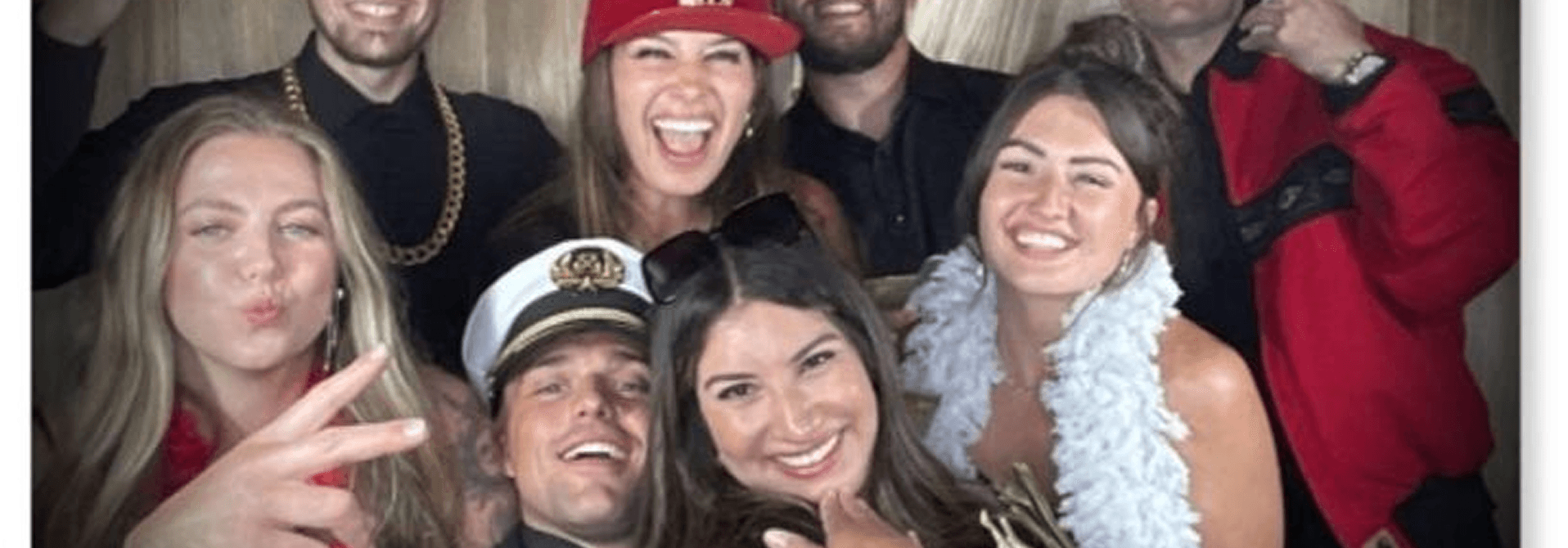 People in a photobooth