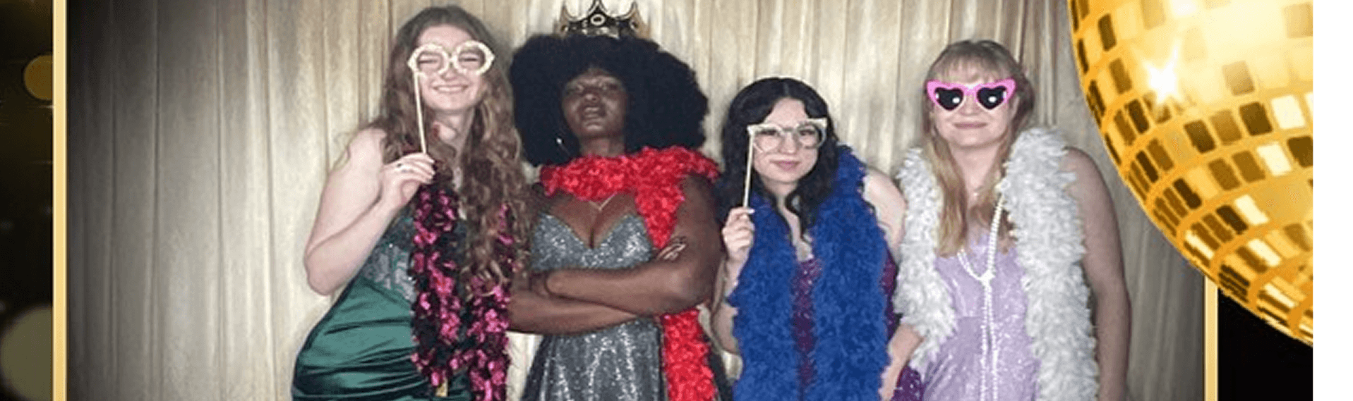People in a photobooth