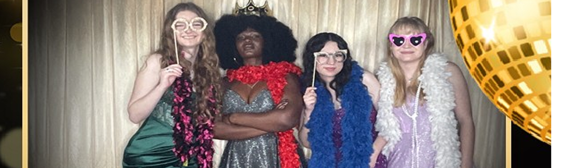 People in a photobooth