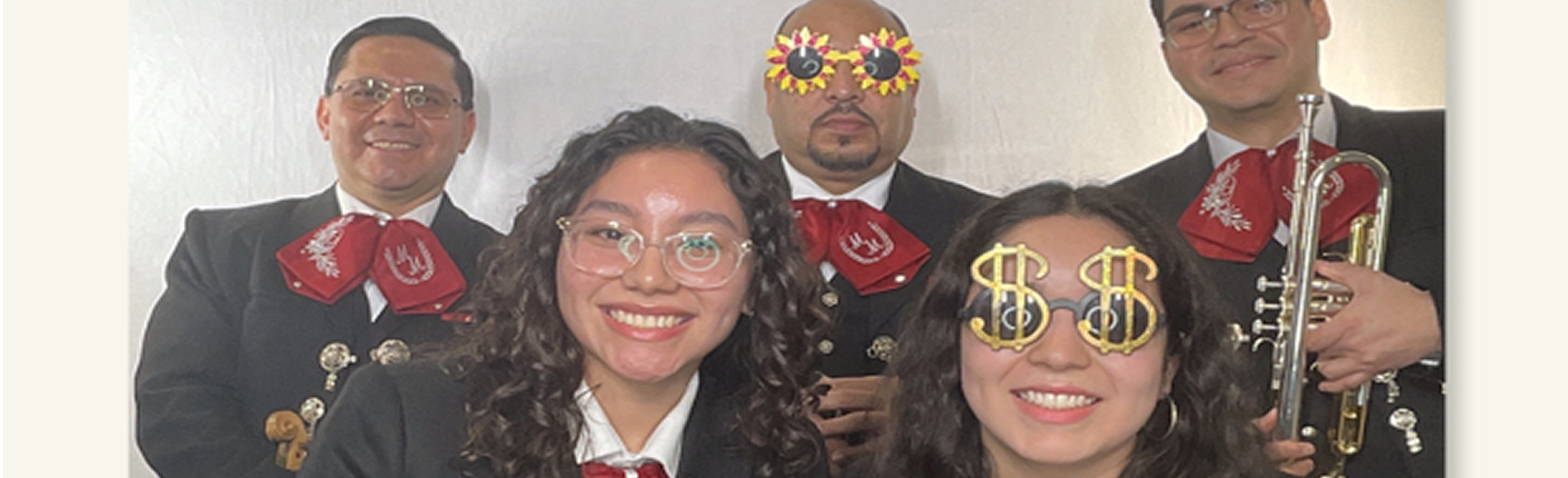 People in a photobooth