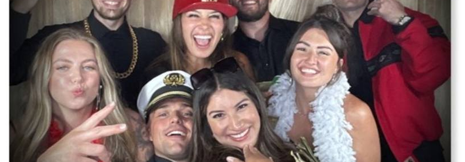 People in a photobooth